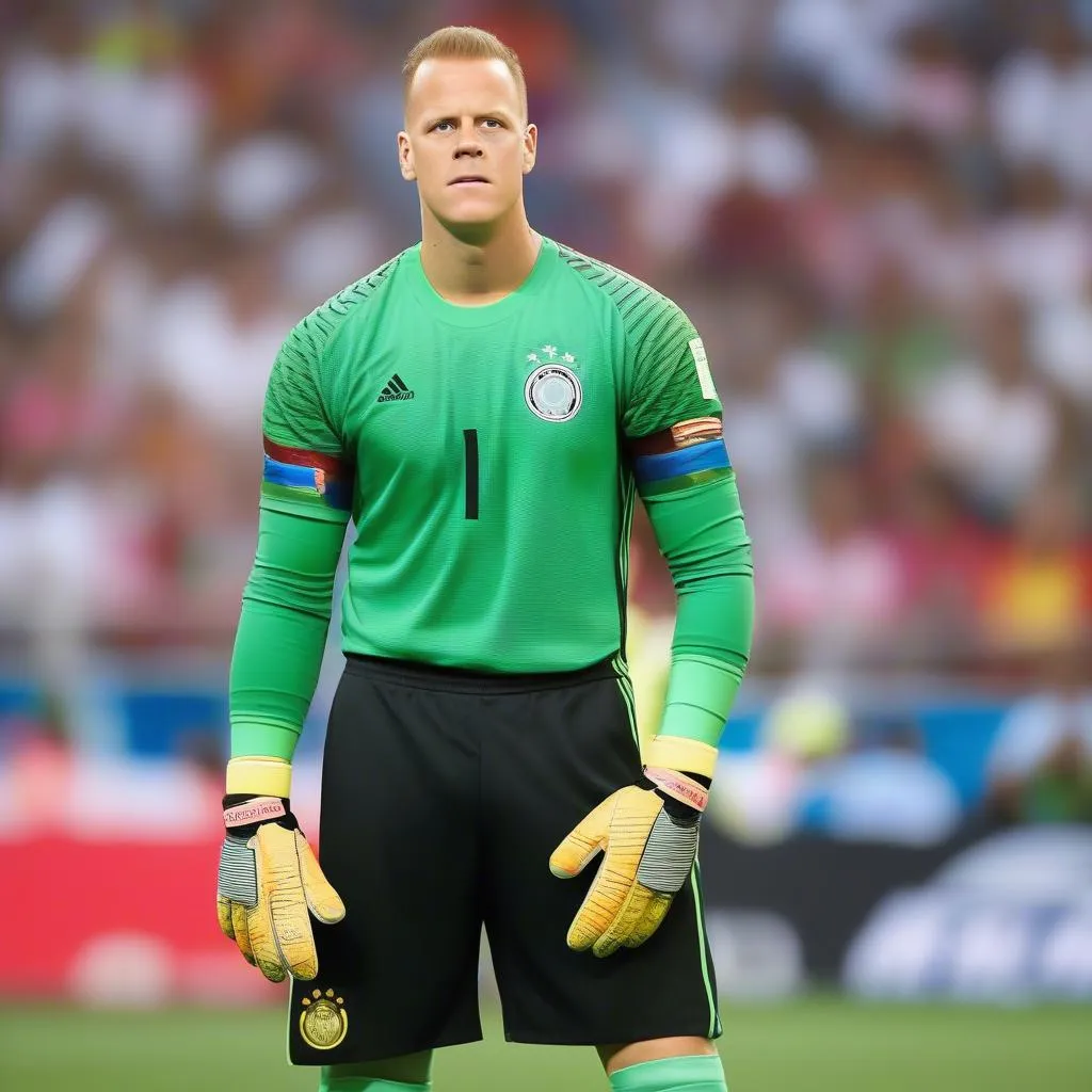 Marc-André ter Stegen, thủ môn của đội tuyển Đức tại World Cup 2018