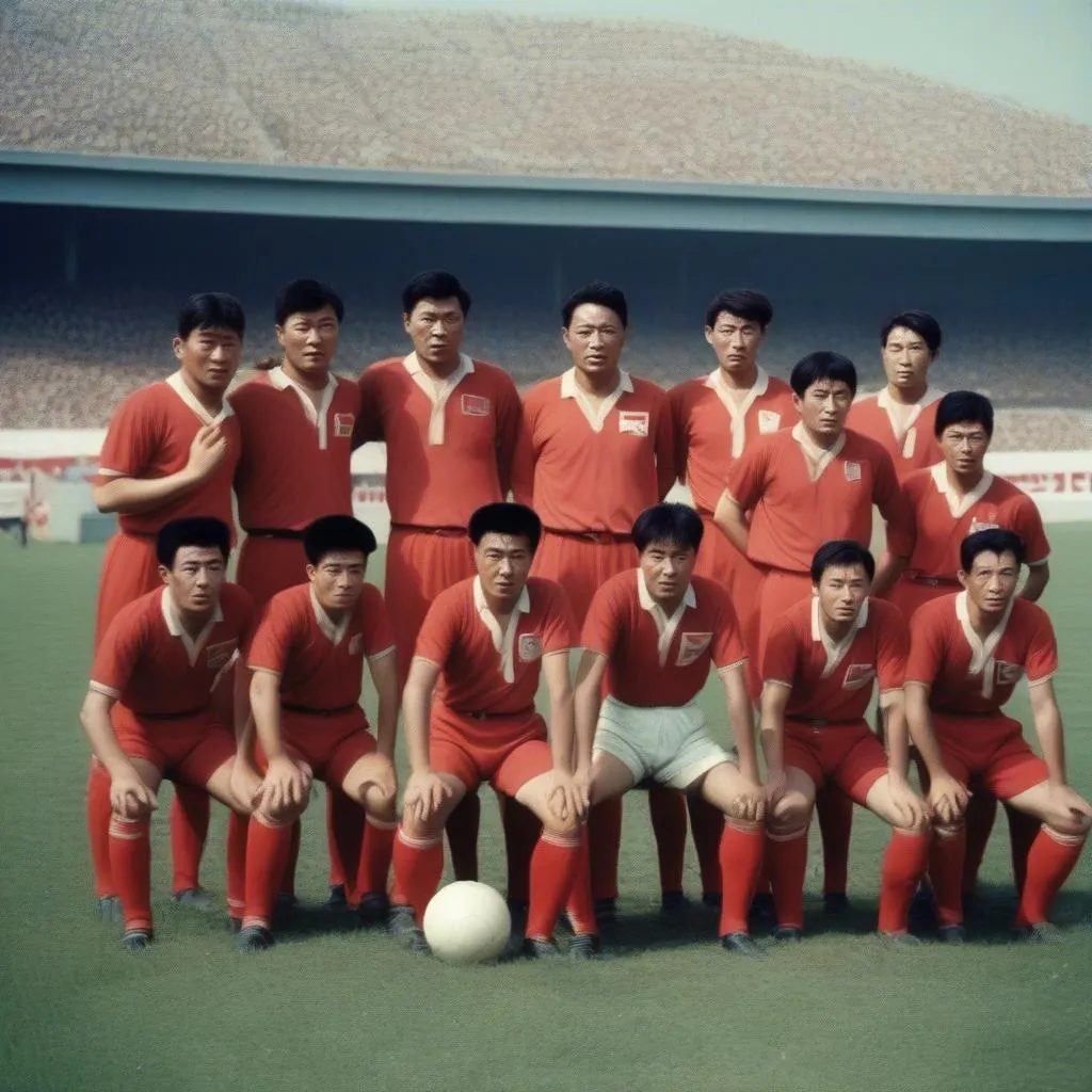 Hình ảnh đội tuyển quốc gia Triều Tiên dự World Cup 1966