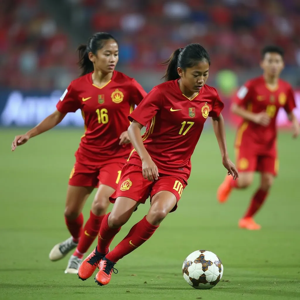 Đội tuyển U16 Việt Nam thi đấu tại giải U16 Asian Cup 2018