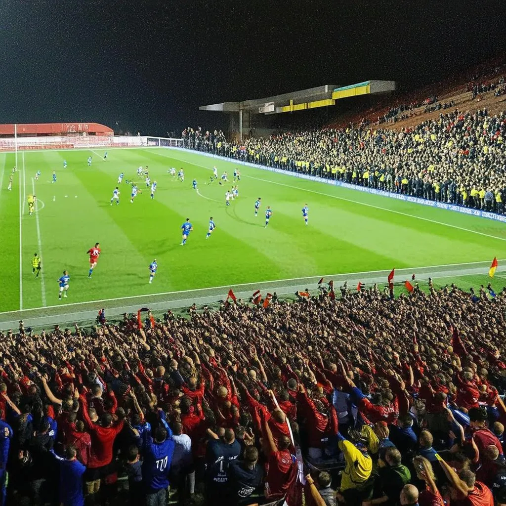 U19 Football Match Crowd