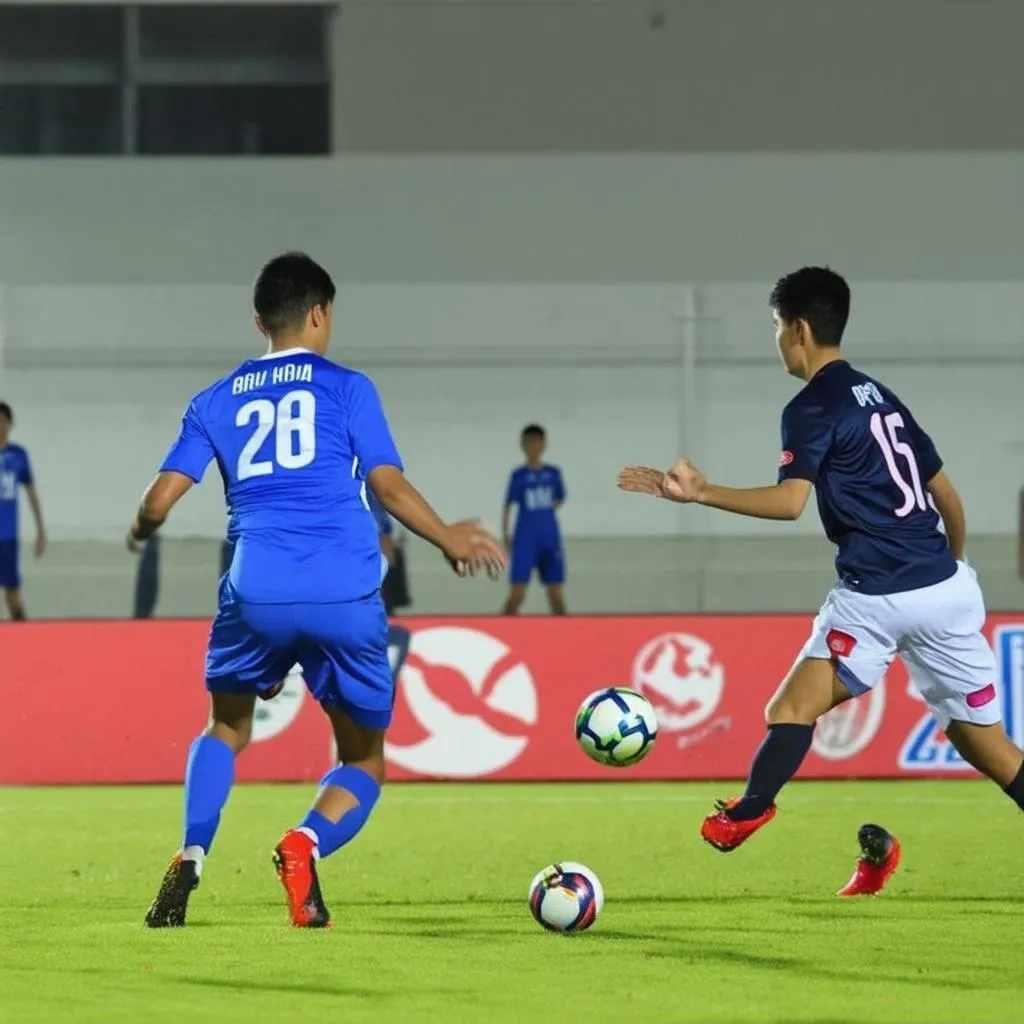 Tranh tài giữa U20 Hàn Quốc và U20 Oman