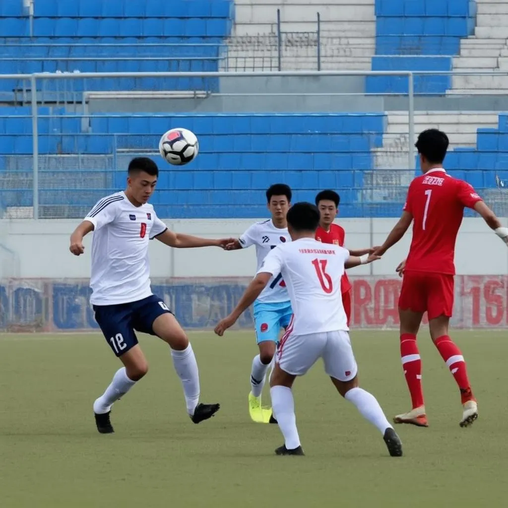 Tranh tài đầy kịch tính của U20 Hàn Quốc và U20 Oman