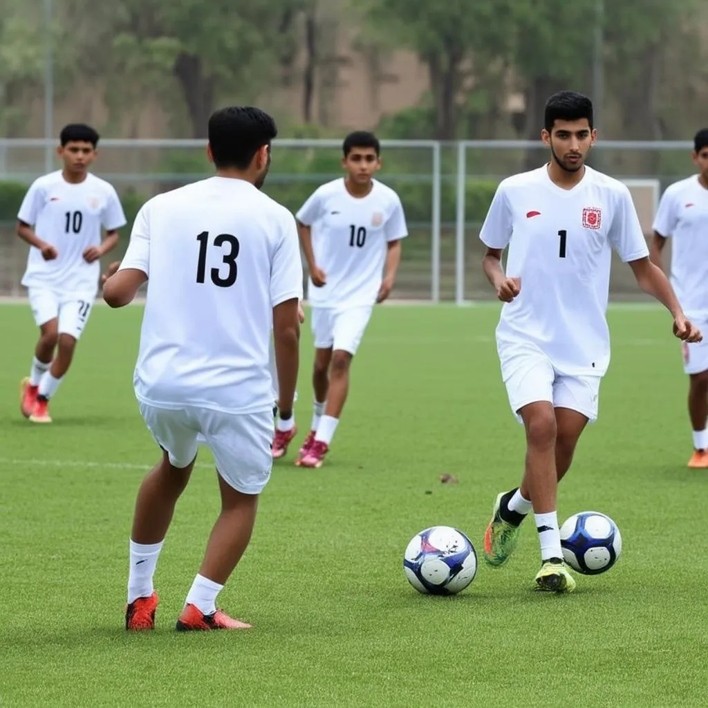 U20 Iran tập luyện