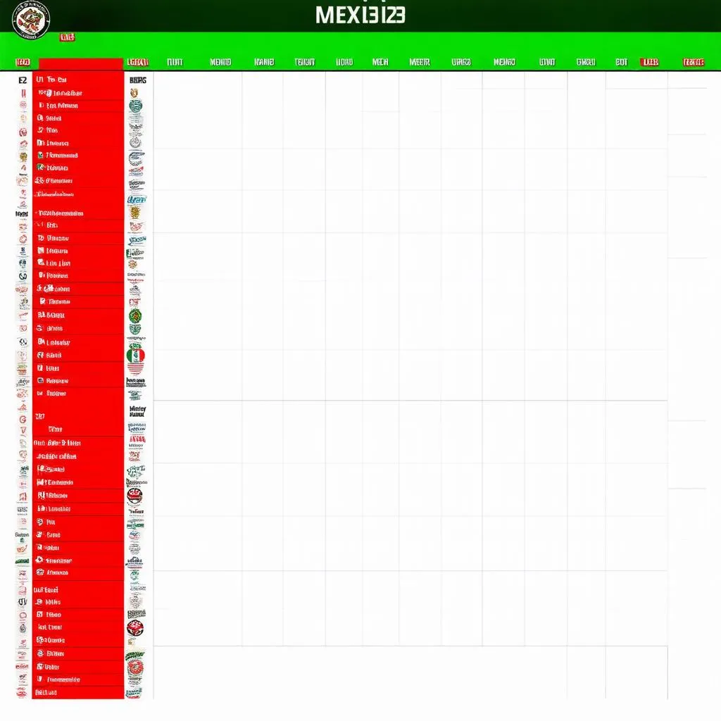 Lịch thi đấu U22 Mexico - Cập nhật mới nhất