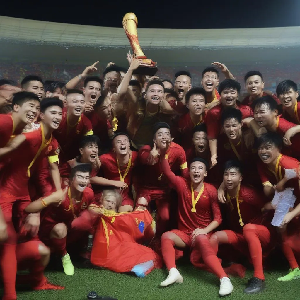 U23 Việt Nam AFF Cup 2018 chiến thắng