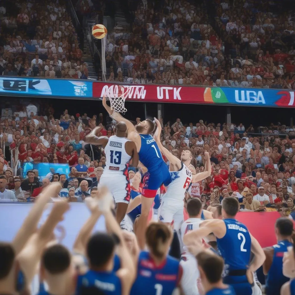 Trận đấu kinh điển giữa đội tuyển USA và Serbia tại FIBA World Cup 2019