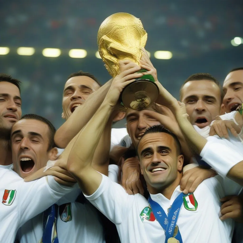 Hình ảnh Cannavaro và đội tuyển Ý tại World Cup 2006