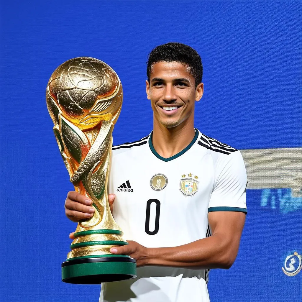 Varane World Cup 2018 Trophy