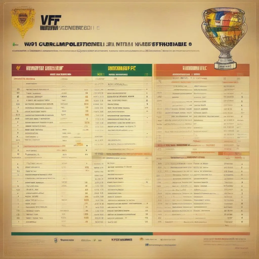 Lịch thi đấu VFF Cup 2011