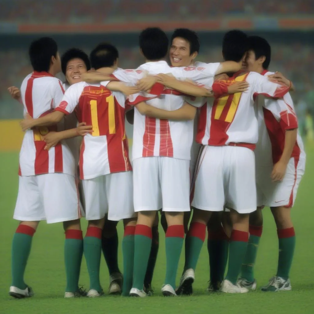 Hình ảnh các cầu thủ Việt Nam tại Asian Cup 2007