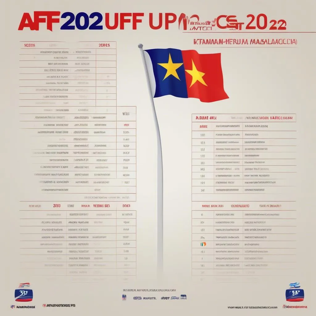 Lịch thi đấu AFF Cup 2022 giữa Việt Nam và Malaysia