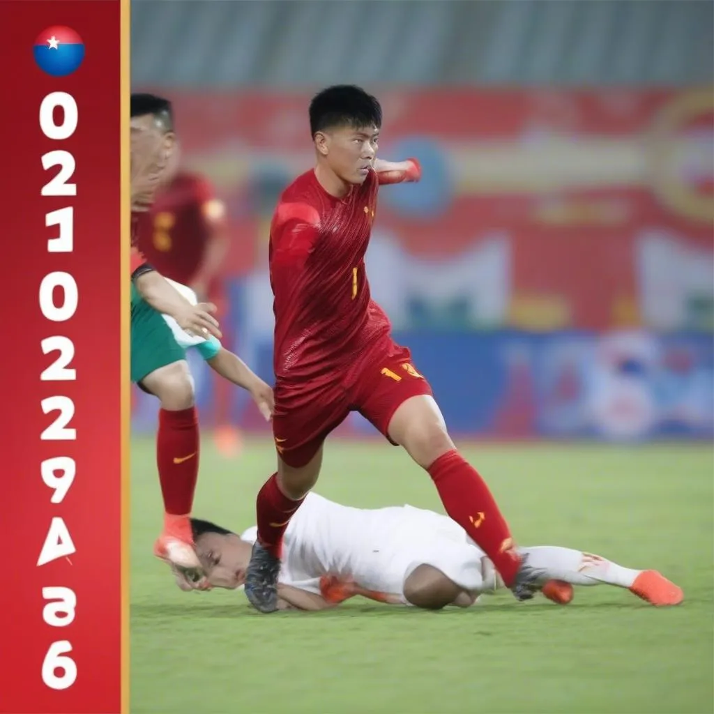 Việt Nam vs Indonesia AFF Cup 2021: Cầu thủ Việt Nam thi đấu quyết liệt