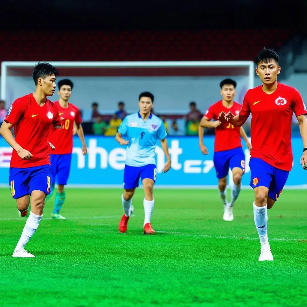 cầu thủ việt nam thi đấu vòng loại asian cup