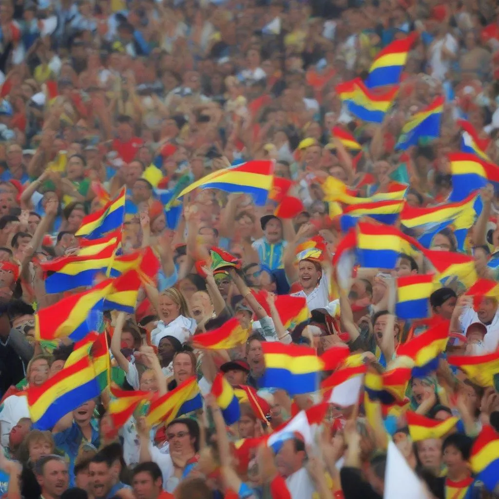 Hình ảnh Wavin Flag World Cup 2010: Niềm vui tưng bừng