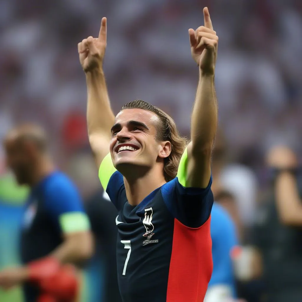 Antoine Griezmann là cầu thủ ghi nhiều bàn thắng thứ 2 tại World Cup 2018