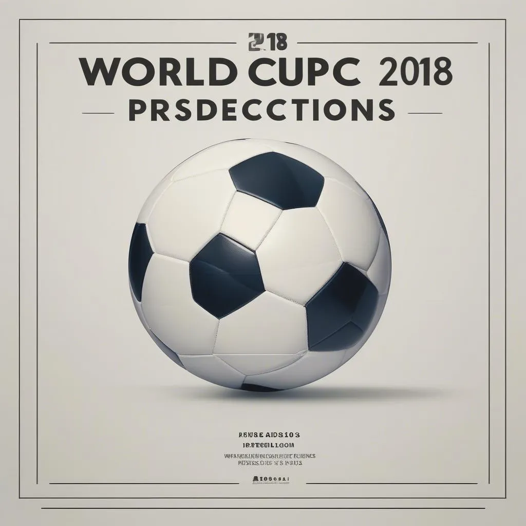 Dự đoán tỷ số World Cup 2018