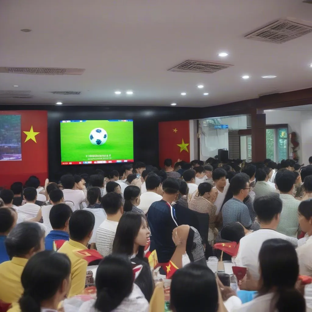 Người hâm mộ Việt Nam theo dõi World Cup 2018