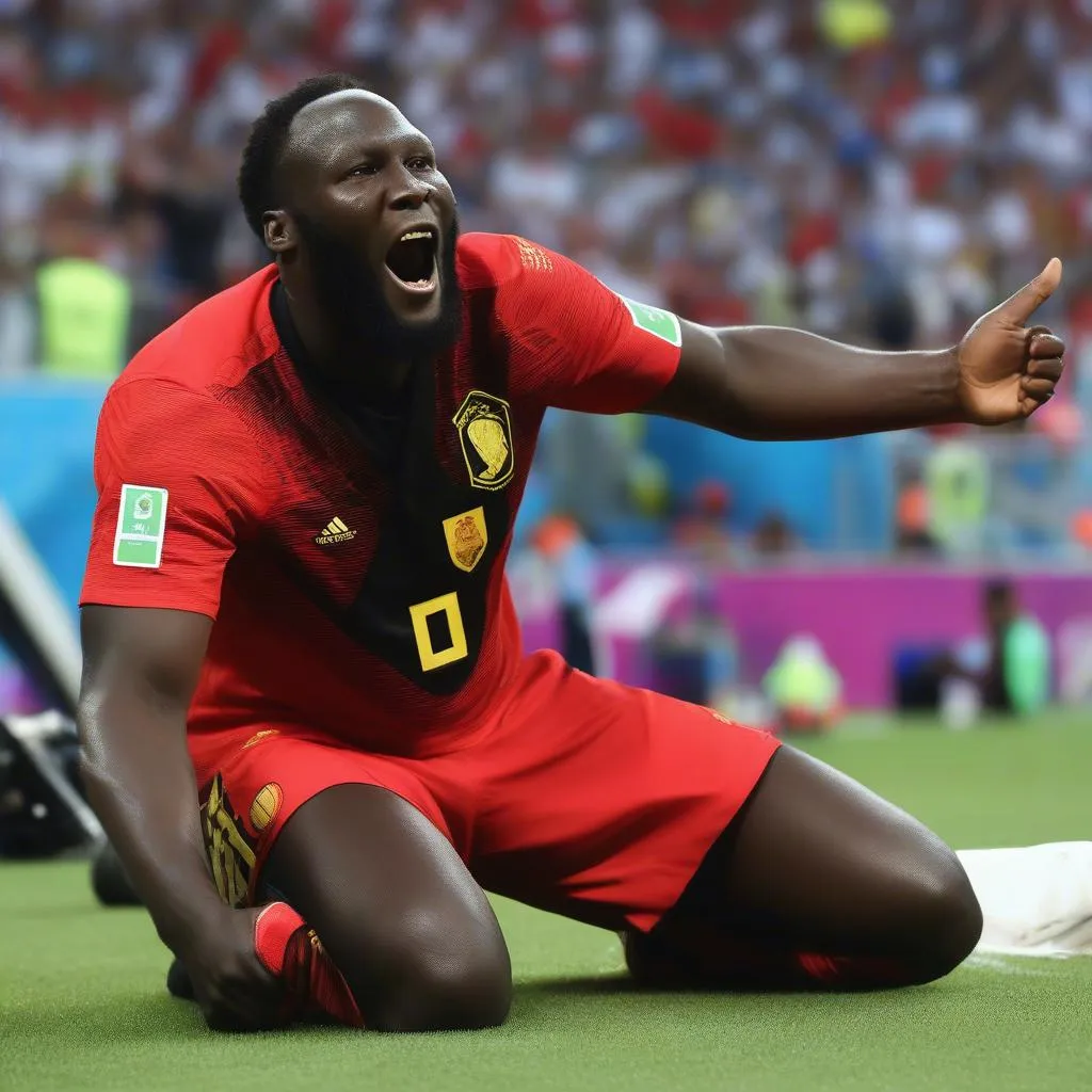 Romelu Lukaku ghi 4 bàn tại World Cup 2018