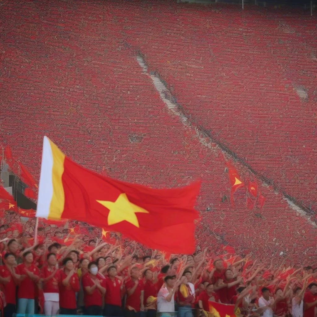 Cờ Việt Nam ở World Cup 2022