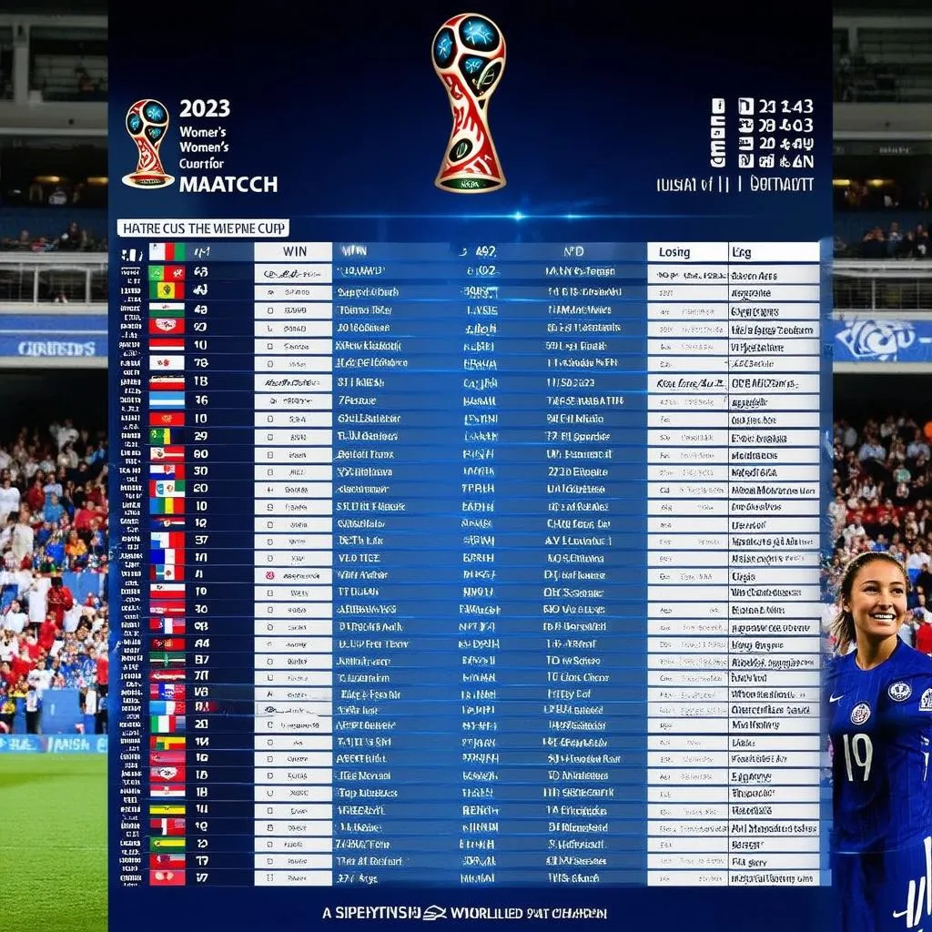 Kết quả World Cup Nữ 2023