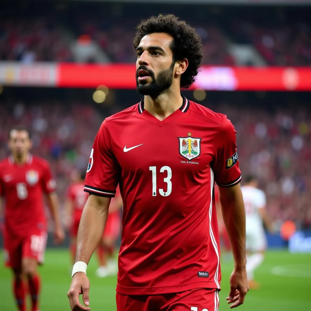 Mohamed Salah dẫn dắt đội tuyển Ai Cập