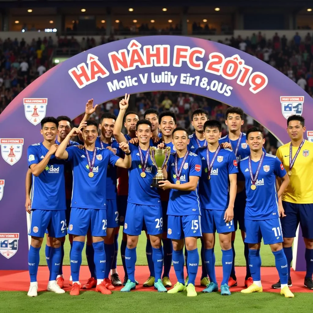 Hà Nội FC giành chức vô địch V.League 2018-2019