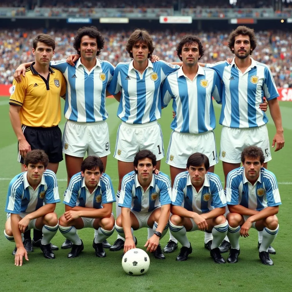 Argentina's 1986 World Cup Squad Lineup