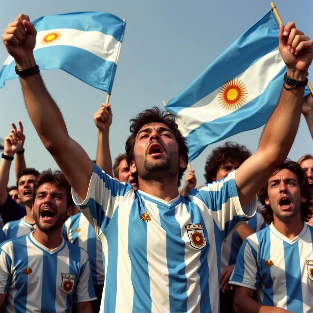 Argentina World Cup 1982: Fans in the Stands