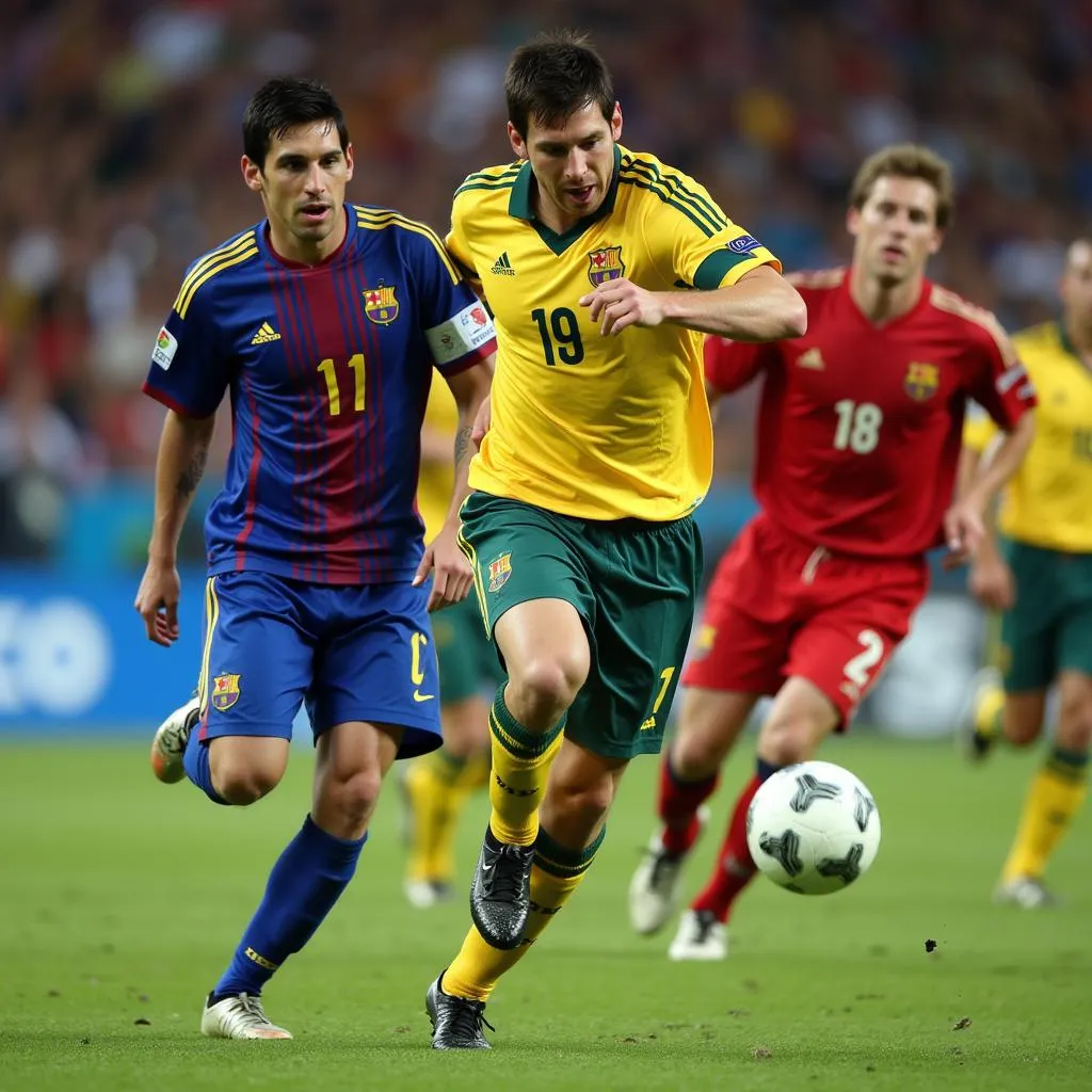 Lionel Messi during the 2006 World Cup in Germany