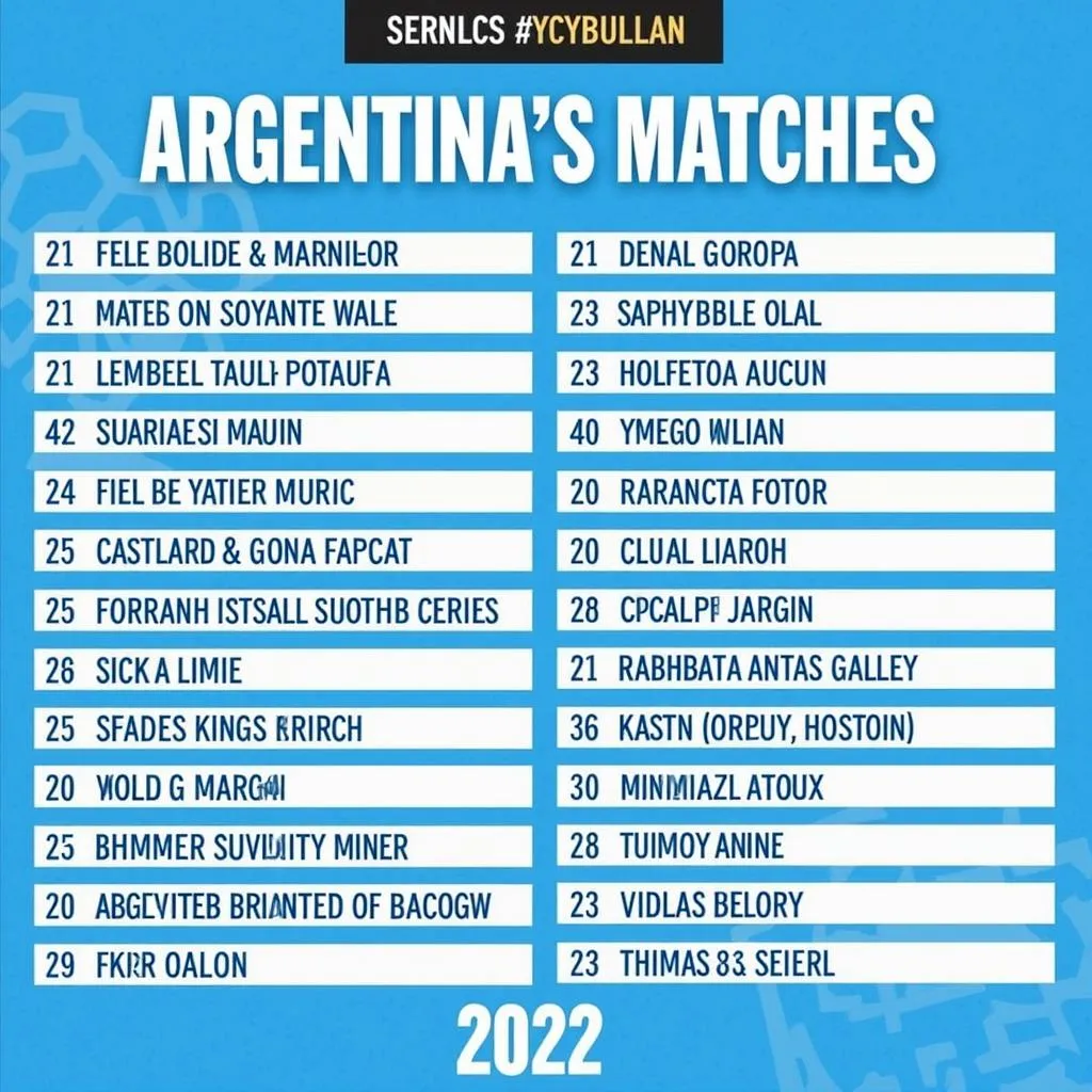 Lịch thi đấu World Cup 2022 của Argentina