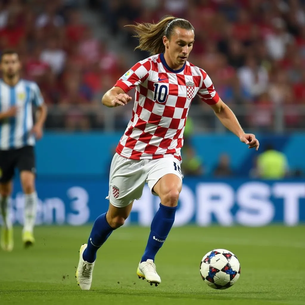 Luka Modrić ghi bàn thắng đẹp trong trận Croatia vs Argentina tại World Cup 2018