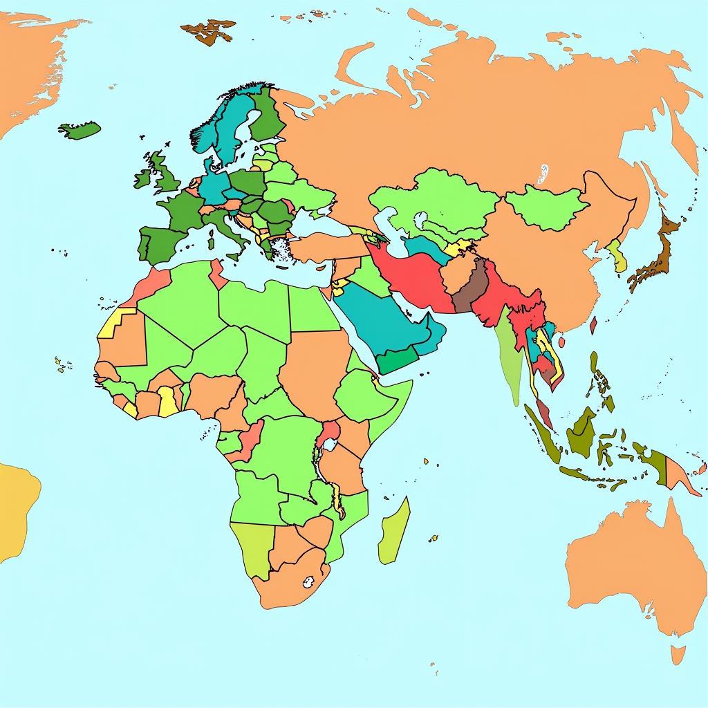 Teams from Asia, Africa, and North America in World Cup 2018