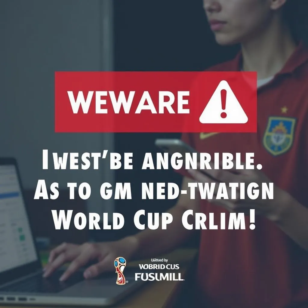 Cảnh giác với cạm bẫy &quot;bán cup vàng World Cup&quot;