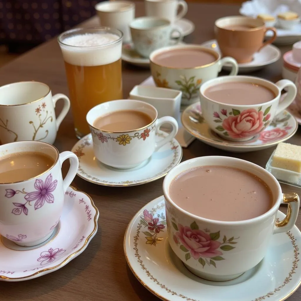 Ceramic cup for coffee and tea