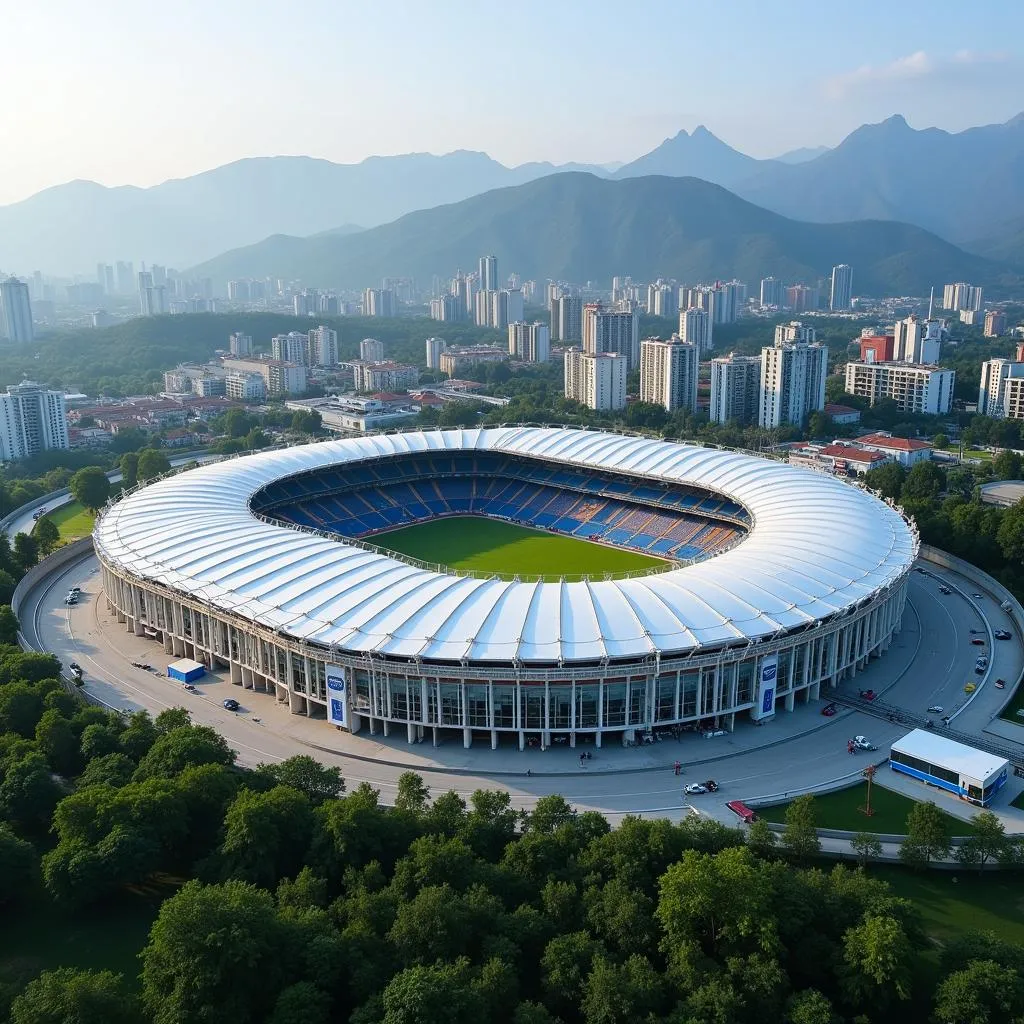 Guangxi Sports Center Stadium, where the final match of the China Cup 2018 was played