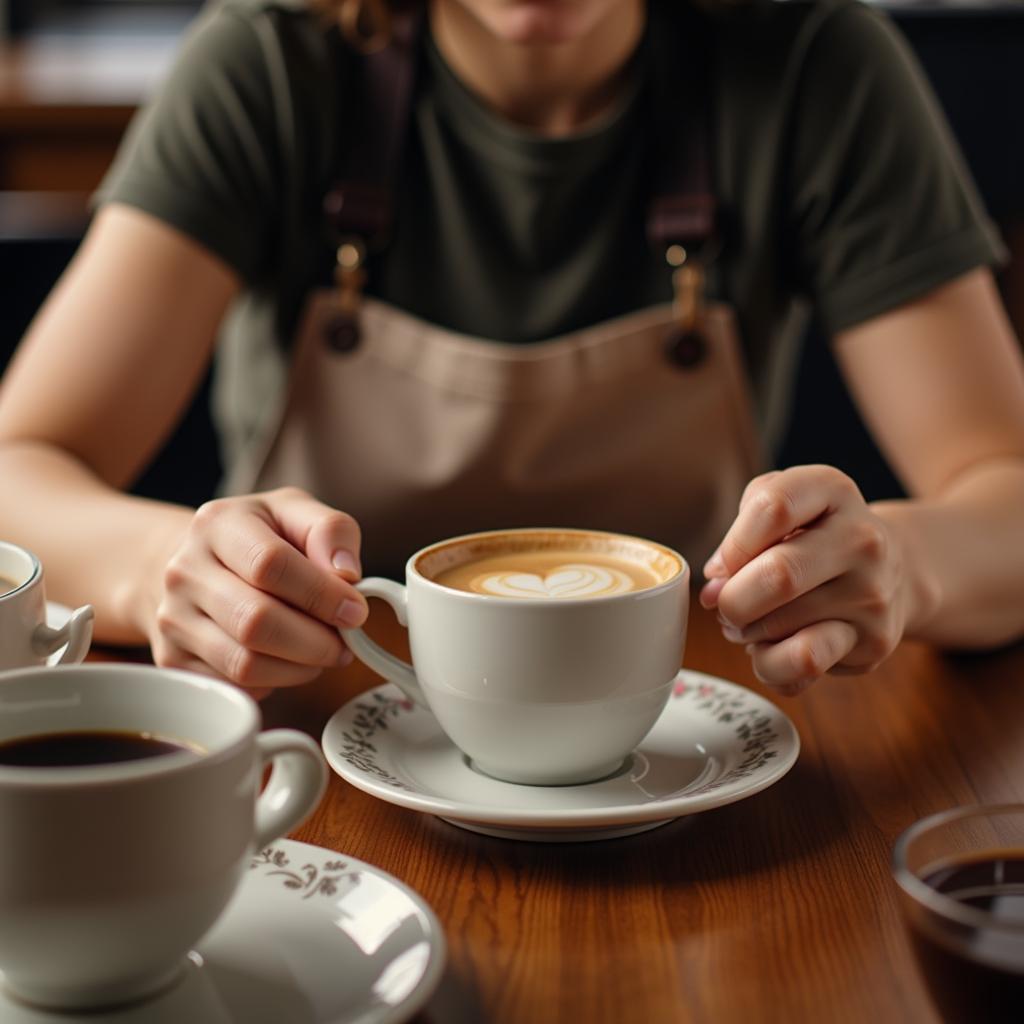 Chọn lựa cup & coffee