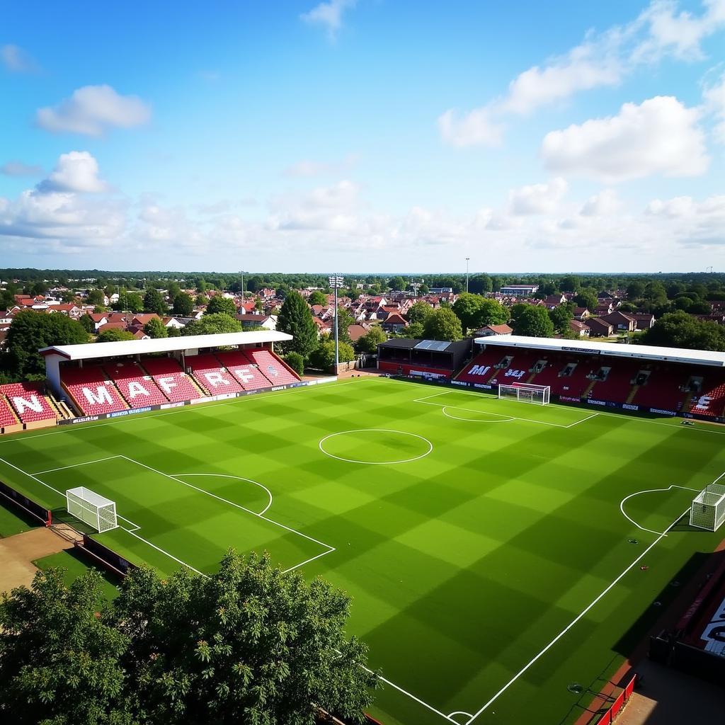 Sân vận động Dean Court của CLB Bournemouth