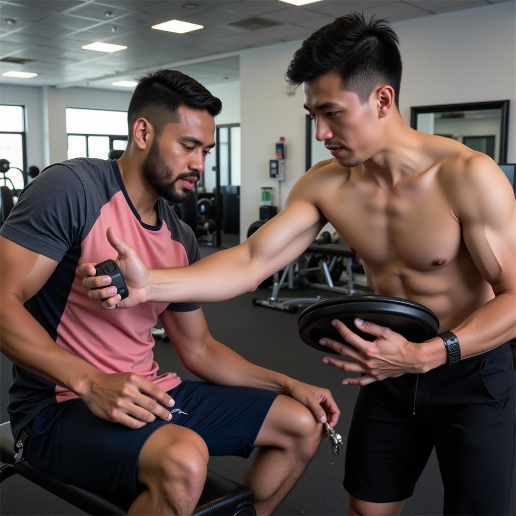 Huấn luyện viên tại CLB Gym 17 Phan Huy Ích