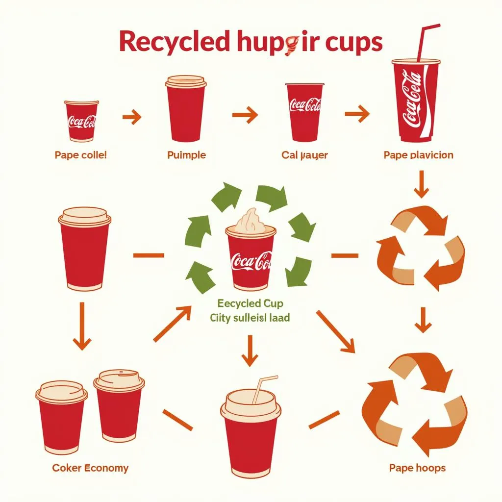 Recyclable Coke Paper Cups Protecting the Environment