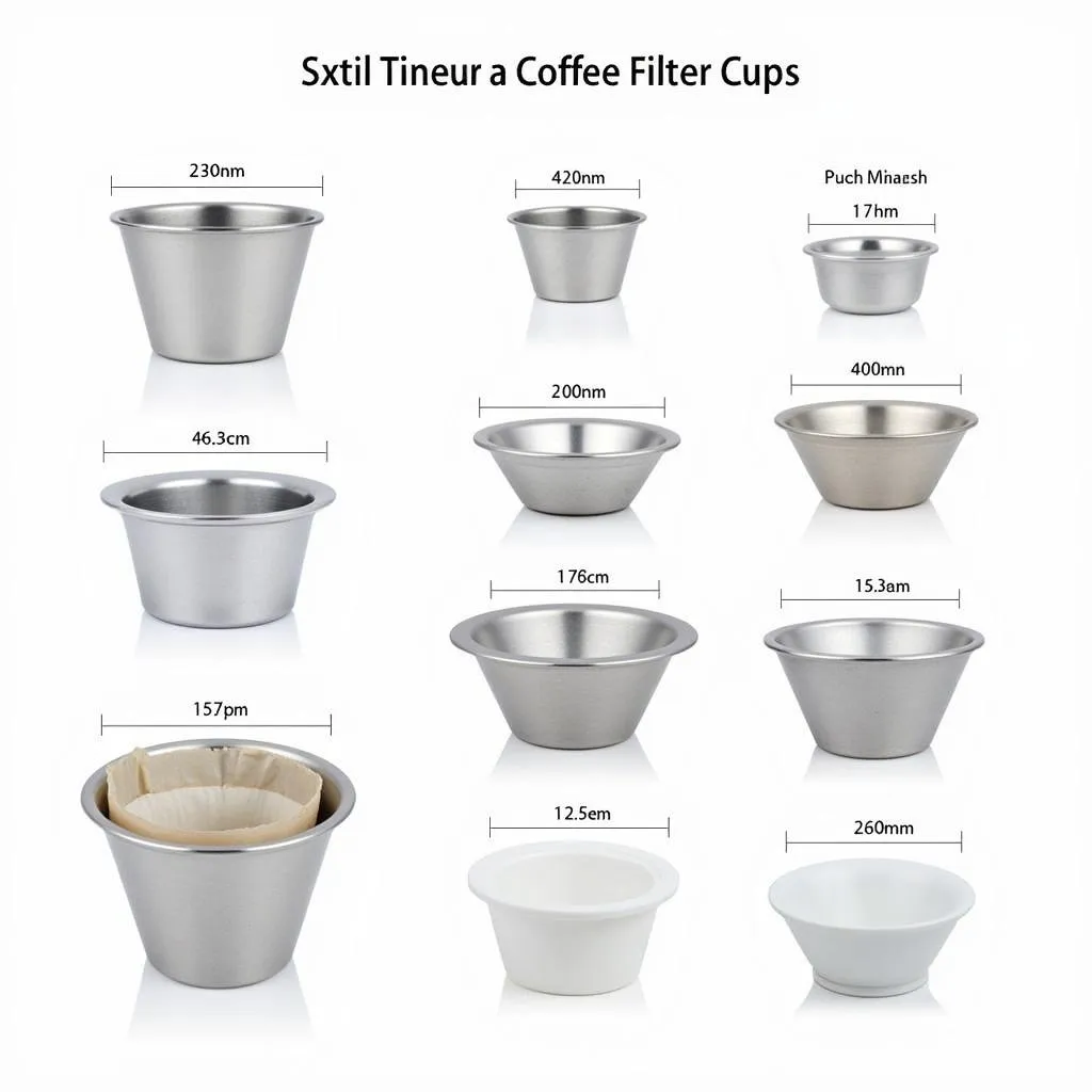 Coffee Filter Cup Variety