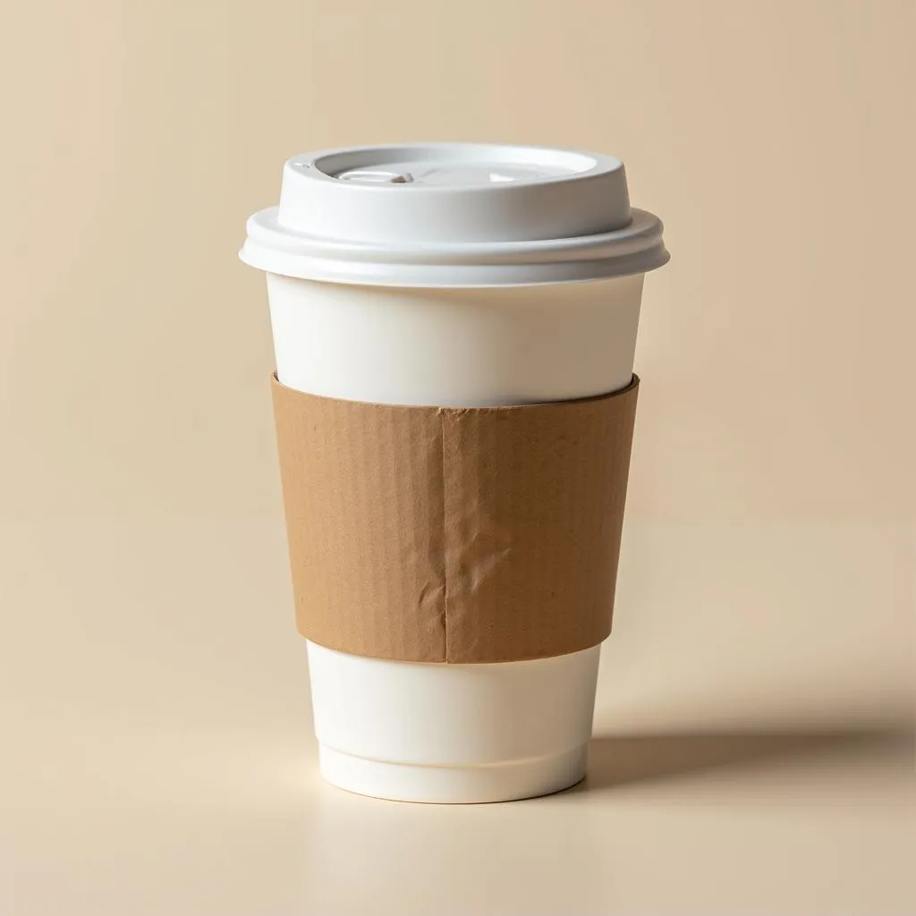 Sustainable paper cups for coffee and tea