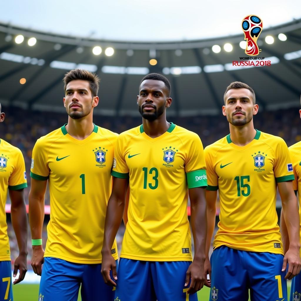 Brazil Squad Photo 2018