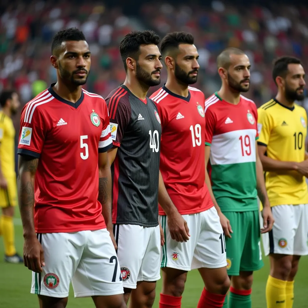 Đội hình ra sân Iran vs Iraq