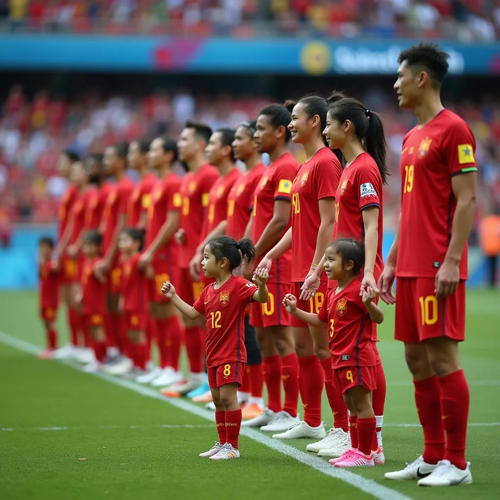 Đội hình ra sân của Việt Nam tại Asian Cup 2019