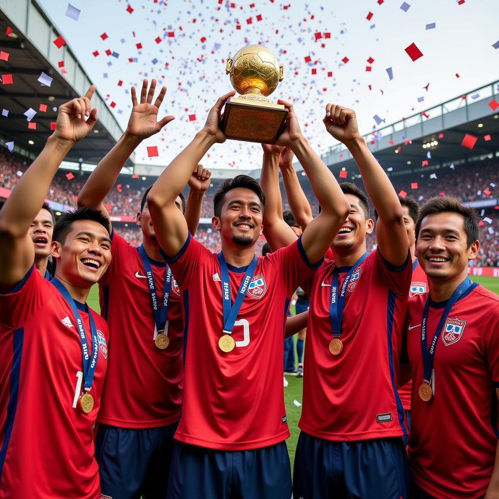 Đội tuyển Thái Lan nâng cúp AFF Cup