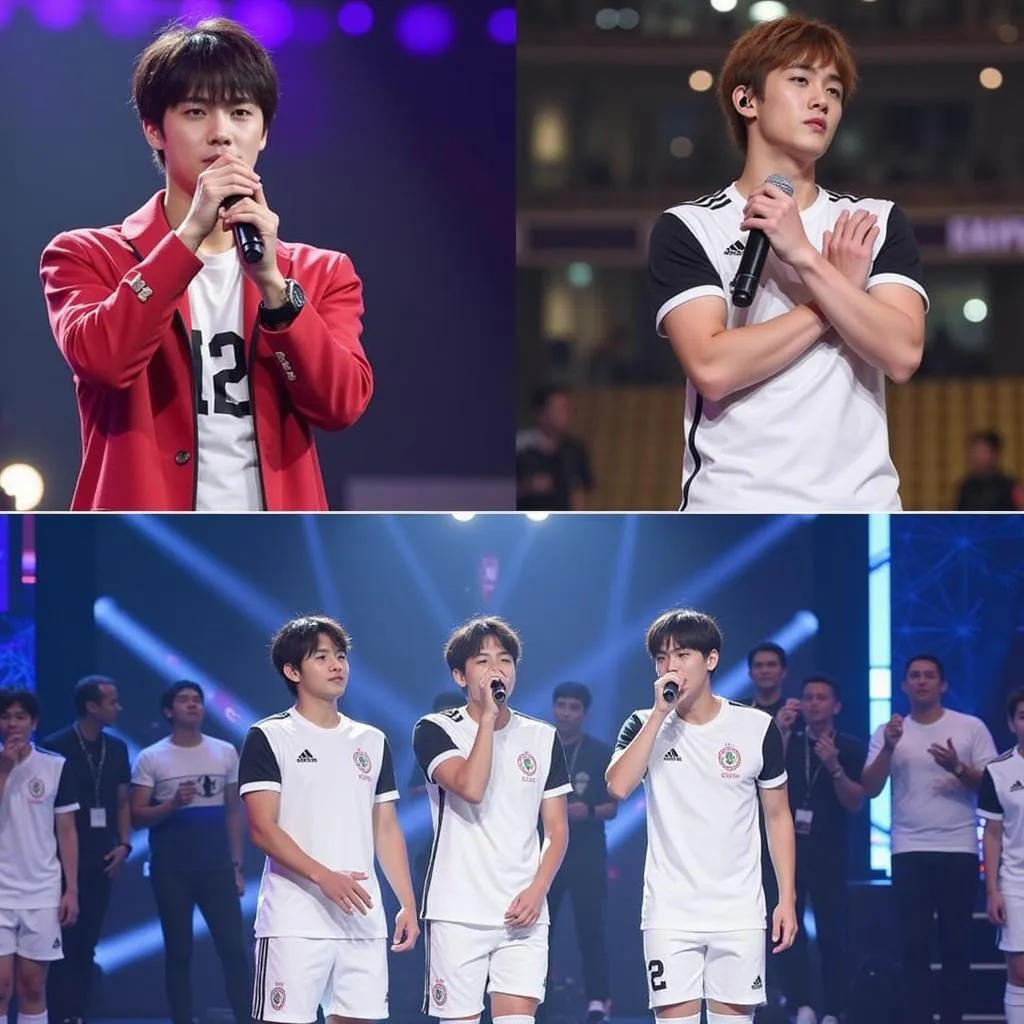 EXO-K và EXO-M trình diễn tại World Cup