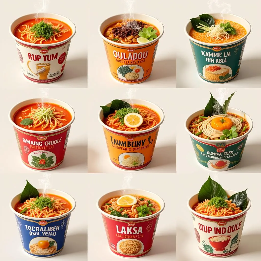 International Cup Noodles Flavors