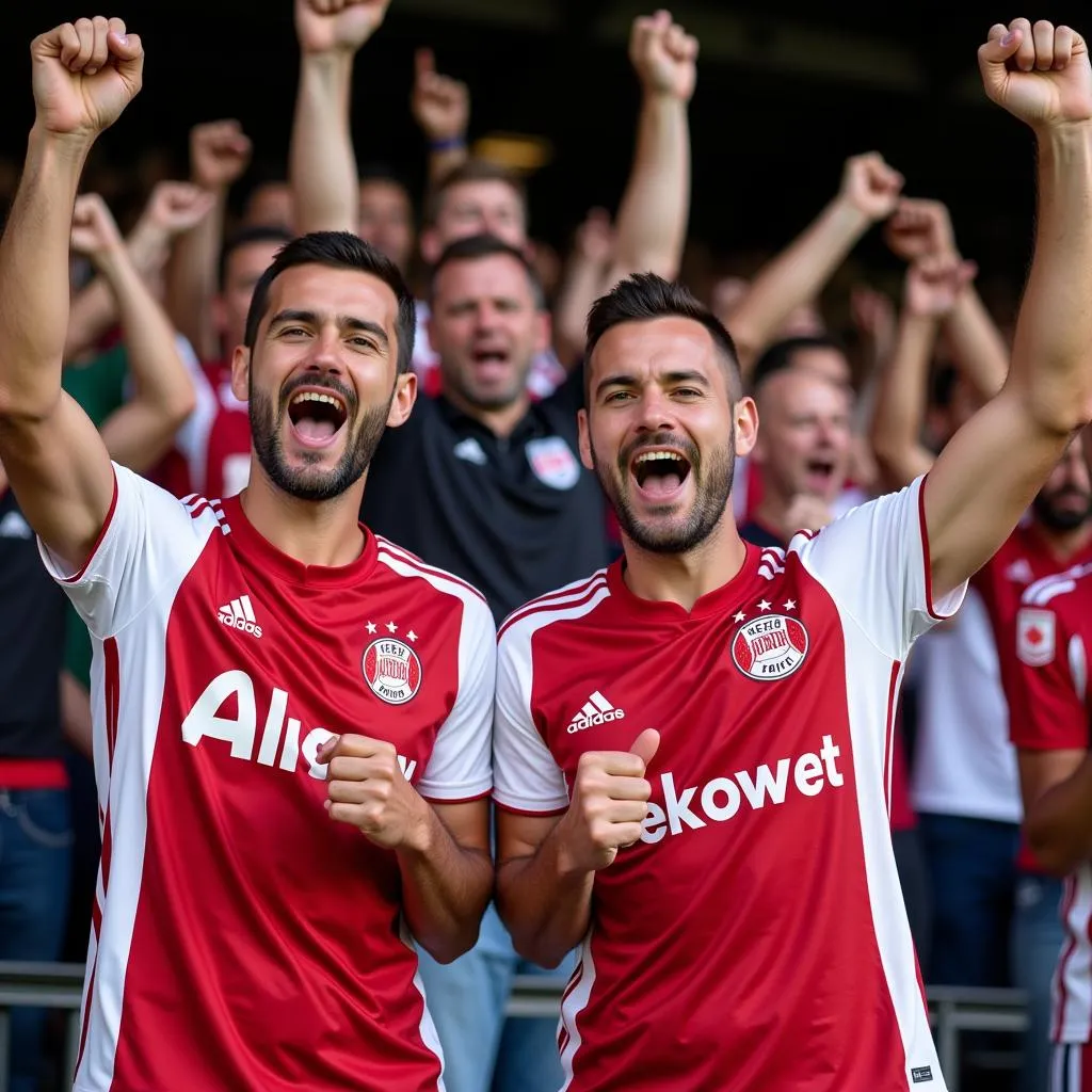 Fan hâm mộ mặc áo Ajax 2019