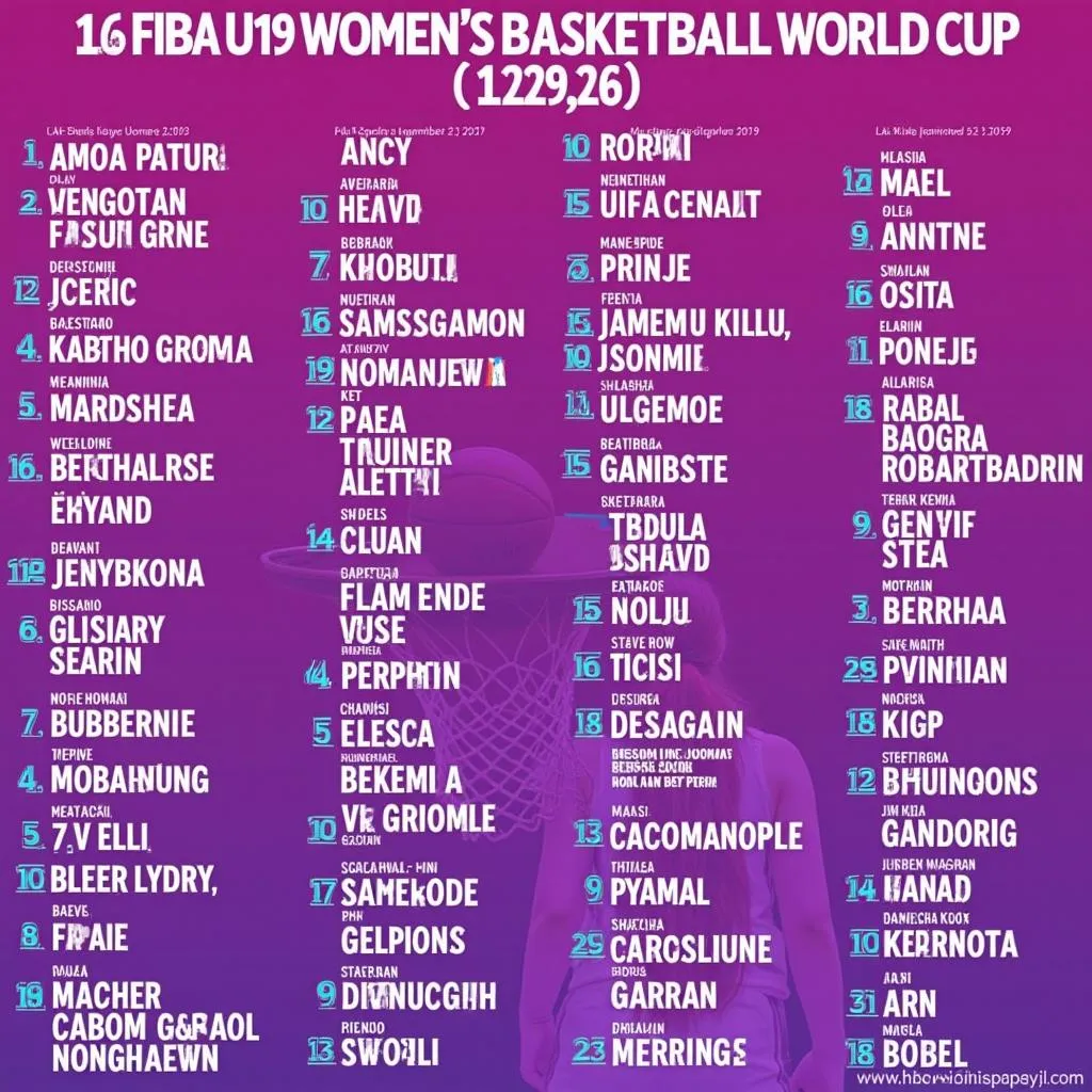 The FIBA U19 Women's Basketball World Cup 2019 featured eight teams competing for the championship title