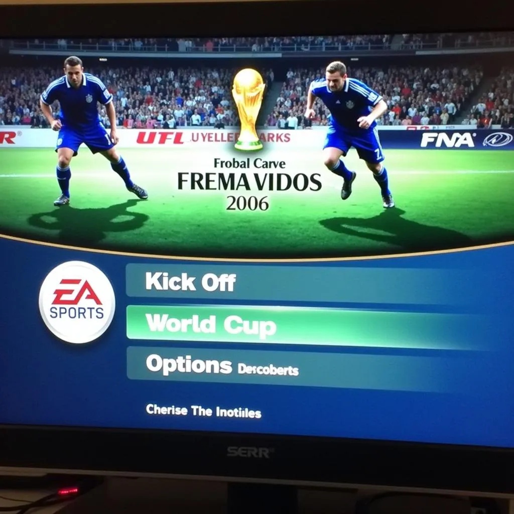 Giao diện FIFA World Cup 2006 Xbox 360